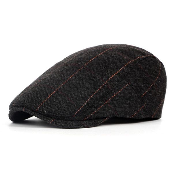 2019 autumn winter men cap hats berets british western style wool advanced flat ivy cap gatsby classic vintage striped beret cap, Blue;gray
2019 autumn winter men cap hats berets british western style wool advanced flat ivy cap gatsby classic vintage striped beret cap, Blue;gray