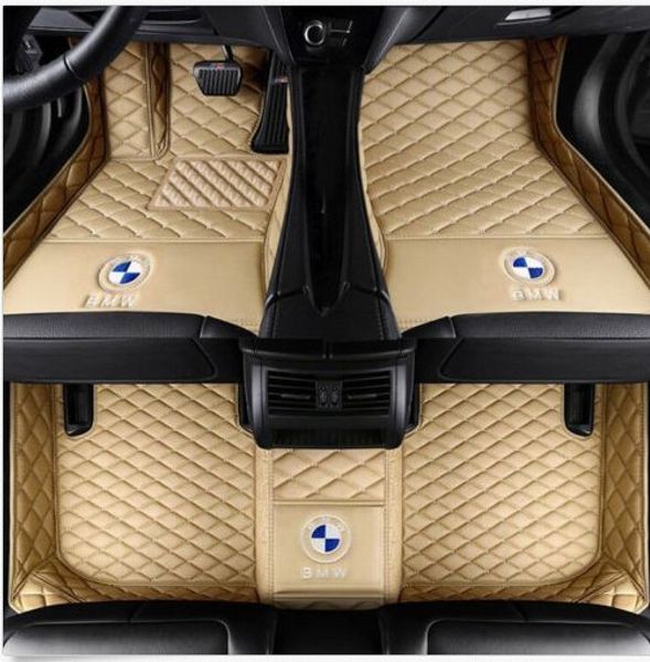 

for bmw x5 g05 f15 e70 e53 2004 - 2019 car floor mats waterprluxury custom waterproof non-slip carpets non toxic and inodorous floor mat