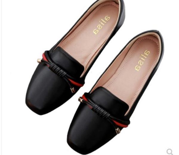 2019 women's shoes in spring and autumn with new style flat bottom square head bowknot @103, Black
2019 women's shoes in spring and autumn with new style flat bottom square head bowknot @103, Black