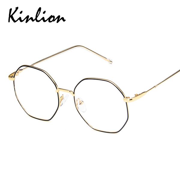 kinlion retro polygon luxury women glasses frame classic vintage mens metal eyeglass frame goggle myopia irregular glasses, Black
kinlion retro polygon luxury women glasses frame classic vintage mens metal eyeglass frame goggle myopia irregular glasses, Black