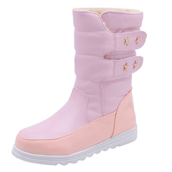 winter vrouwen mid kuit laarzen dames pluche binnenzool sneeuw bottes dikke zolen waterdichte schoenen voor vrouw hook & loop wa, Black
winter vrouwen mid kuit laarzen dames pluche binnenzool sneeuw bottes dikke zolen waterdichte schoenen voor vrouw hook & loop wa, Black