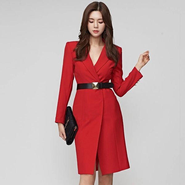 spring and autumn korean version of the latest office lady temperament suit suit collar dress, White;black
spring and autumn korean version of the latest office lady temperament suit suit collar dress, White;black