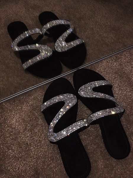 2020 new explosions women shoes rhinestone sandals slippers sandalias de mujer de diseño de moda dhl, Black
2020 new explosions women shoes rhinestone sandals slippers sandalias de mujer de diseño de moda dhl, Black