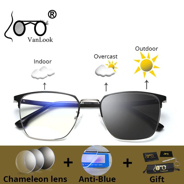 anti blue ray light blocking uv400 computer glasses gamer pchromic sunglasses for men women chameleon lens eyeglasses frame, White;black
anti blue ray light blocking uv400 computer glasses gamer pchromic sunglasses for men women chameleon lens eyeglasses frame, White;black
