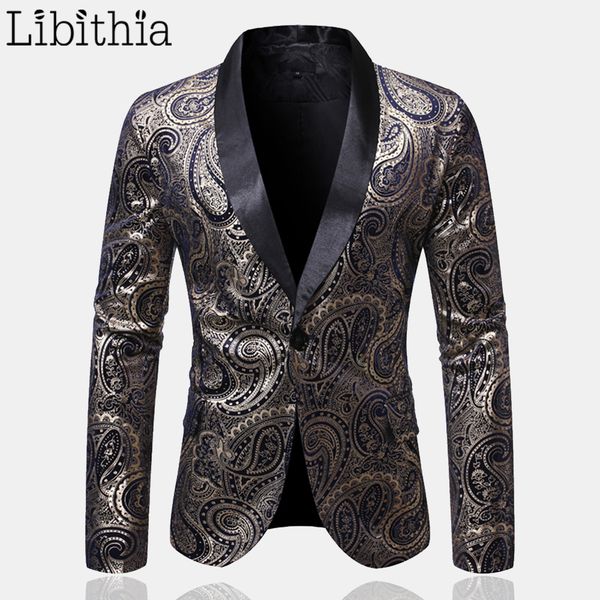 men's printing casual blazers autumn new one button jackets black navy blue wine red clothes male a147, White;black
men's printing casual blazers autumn new one button jackets black navy blue wine red clothes male a147, White;black