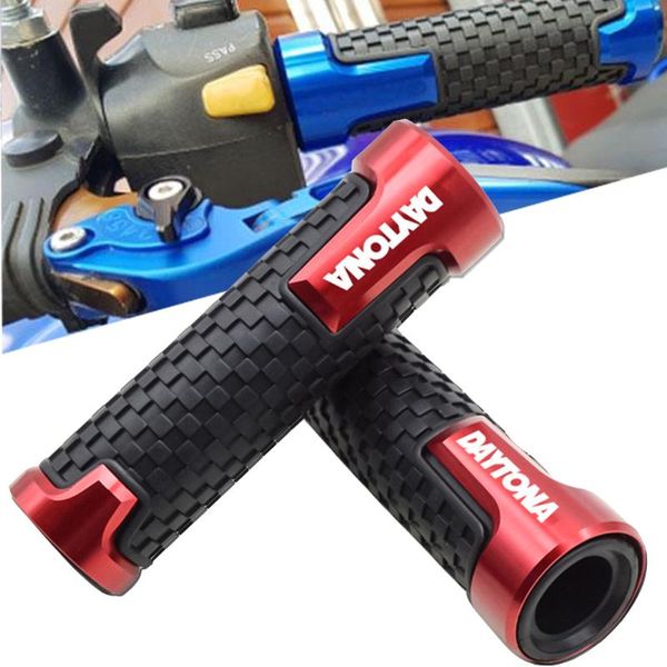 motorcycle handlebar grips for daytona 675 r 955i t595 t995 street triple 1050 tiger 800 7/8" handle grip