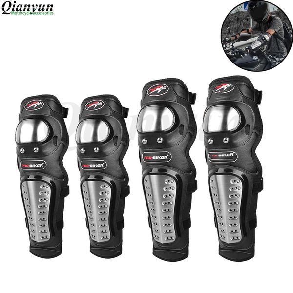 universal 4pcs/set motorcycle kneepad stainless steel moto elbow knee pads motocross racing protective gear protector guards kit
universal 4pcs/set motorcycle kneepad stainless steel moto elbow knee pads motocross racing protective gear protector guards kit
