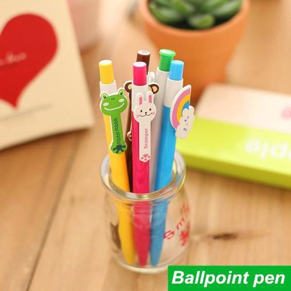 60 pcs lot cute ballpoint pens kawaii stationery ballpen wholesale bulk caneta novelty office accessories school supplies 6207, Blue;orange
60 pcs lot cute ballpoint pens kawaii stationery ballpen wholesale bulk caneta novelty office accessories school supplies 6207, Blue;orange