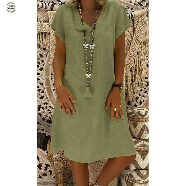 dress women summer cotton and linen v-neck style feminino vestido cotton casual plus size ladies dress elbse @30 designer clothes, Black;gray
dress women summer cotton and linen v-neck style feminino vestido cotton casual plus size ladies dress elbse @30 designer clothes, Black;gray