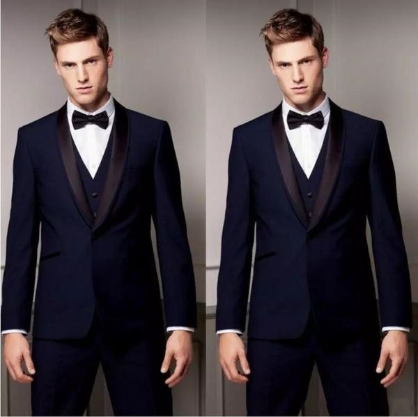 2019 men wedding groom tuxedos suits groomsman wear 3 pieces suits peak lapel man navy blue groom wear for weddings(jacket+vest+pants, Black;gray
2019 men wedding groom tuxedos suits groomsman wear 3 pieces suits peak lapel man navy blue groom wear for weddings(jacket+vest+pants, Black;gray