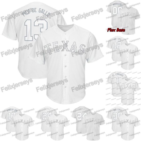 13 Joey Gallo Pico de Gallo 2019 Players Weekend Rougned Odor EL TIPO Elvis Andrus EL COMANDO Shin-Soo Choo KOREAN KID Rangers Hunter Pence
13 Joey Gallo Pico de Gallo 2019 Players Weekend Rougned Odor EL TIPO Elvis Andrus EL COMANDO Shin-Soo Choo KOREAN KID Rangers Hunter Pence