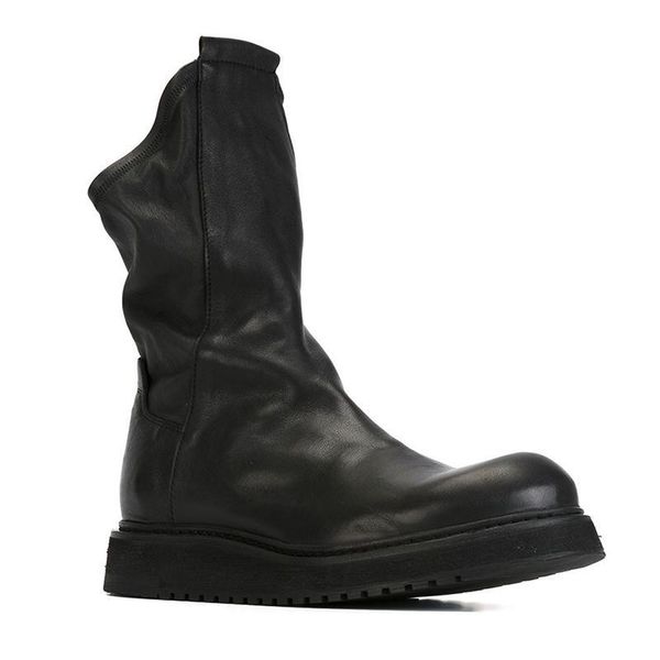 british style men martin booties high cow leather hlaf boots vintage fashion boot male, Black
british style men martin booties high cow leather hlaf boots vintage fashion boot male, Black