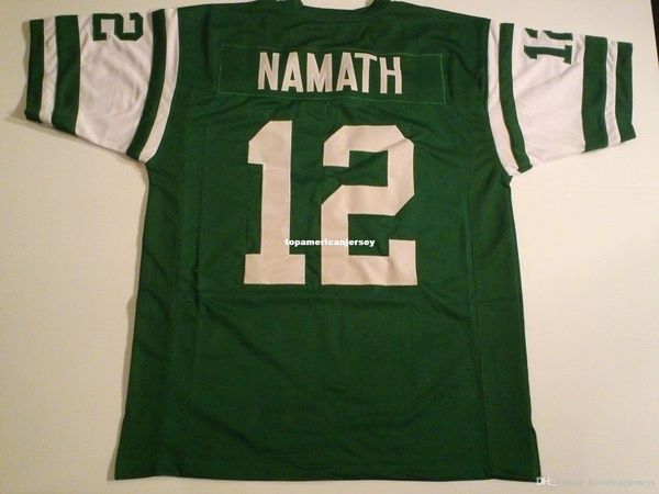 retro custom sewn stitched #12 joe namath green mitchell & ness jersey men's football jerseys rugby, Black;blue
retro custom sewn stitched #12 joe namath green mitchell & ness jersey men's football jerseys rugby, Black;blue