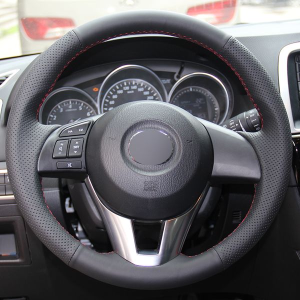 black natural leather car steering wheel cover for mazda 3 axela mazda 6 atenza mazda 2 cx-3 cx3 cx-5 cx5 scion ia
black natural leather car steering wheel cover for mazda 3 axela mazda 6 atenza mazda 2 cx-3 cx3 cx-5 cx5 scion ia