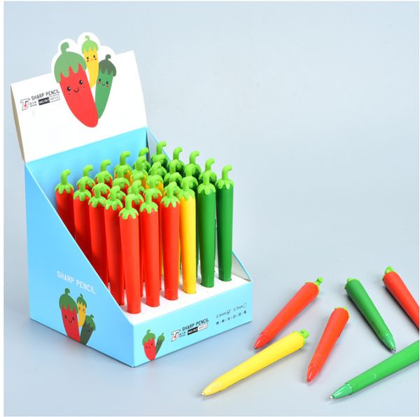 30pcs/lot cartoon cute chili mechanical pencils school office supply student stationery kids gift automatic pencil 0.5mm, Blue;orange
30pcs/lot cartoon cute chili mechanical pencils school office supply student stationery kids gift automatic pencil 0.5mm, Blue;orange