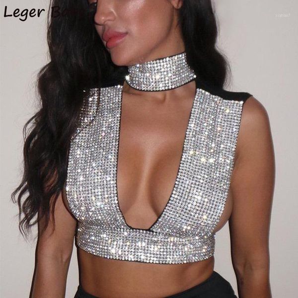 2018 new arrivals women plunge neckline silver glitter night out choker encrusted v neck rhinestone bandage crop fh231, White
2018 new arrivals women plunge neckline silver glitter night out choker encrusted v neck rhinestone bandage crop fh231, White