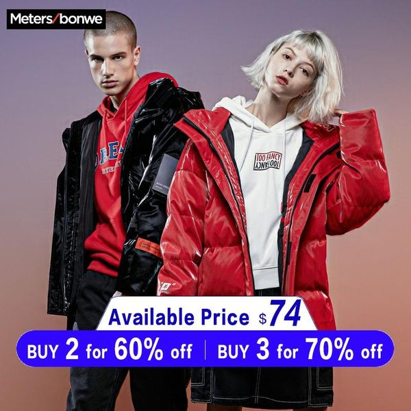 men's down & parkas metersbonwe winter for duck jacket couples can wear jackets outdoor male casual coat, Black
men's down & parkas metersbonwe winter for duck jacket couples can wear jackets outdoor male casual coat, Black