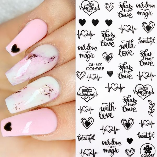 stickers & decals 1 sheet 3d nail sticker lovely decoration flower letters mixed patterns transfer art diy design, Black
stickers & decals 1 sheet 3d nail sticker lovely decoration flower letters mixed patterns transfer art diy design, Black