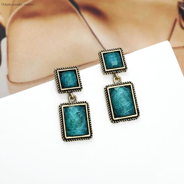 vintage antique gold geometric drop earrings ethnic earrings for women bohemian jewelry boho indian green crystal brincos, Silver
vintage antique gold geometric drop earrings ethnic earrings for women bohemian jewelry boho indian green crystal brincos, Silver