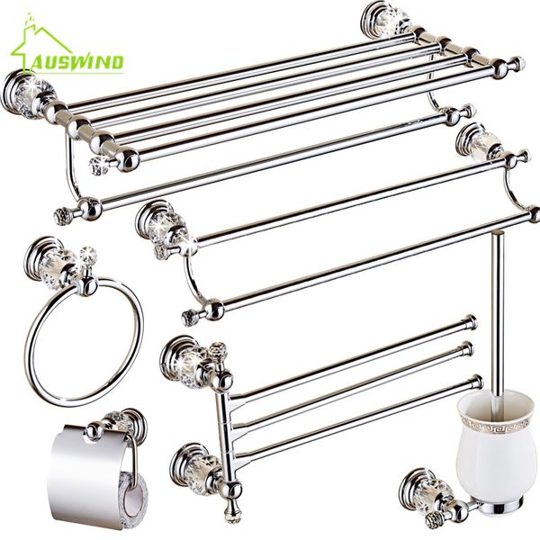 luxury towel rack wall mounted bathroom accessories set crystal solid brass bath hardware sets chrome toilet brush holder
luxury towel rack wall mounted bathroom accessories set crystal solid brass bath hardware sets chrome toilet brush holder