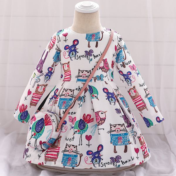 girl christmas dress autumn winter floral print toddler girl dresses kids clothes children dress with bag 2019 long sleeve, Red;yellow
girl christmas dress autumn winter floral print toddler girl dresses kids clothes children dress with bag 2019 long sleeve, Red;yellow