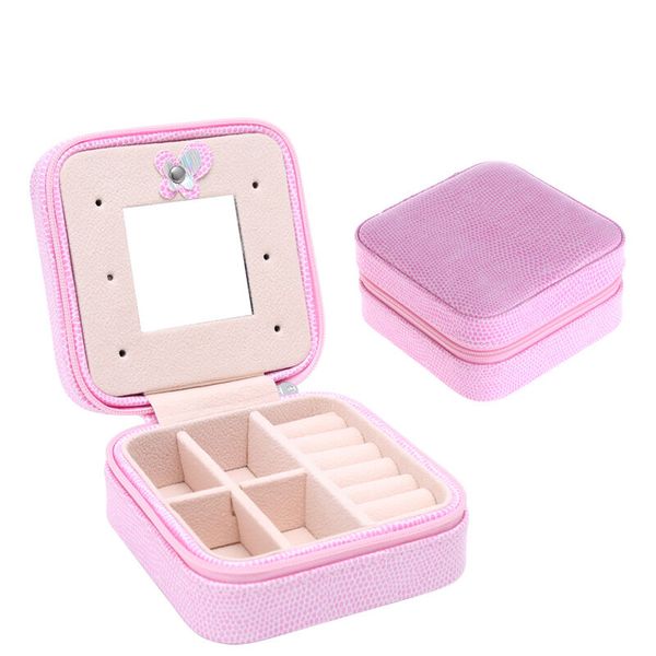 korean style fresh and simple girl earrings plate jewelry box protable leather earrings ring multi-function jewelry storage box, Pink;blue
korean style fresh and simple girl earrings plate jewelry box protable leather earrings ring multi-function jewelry storage box, Pink;blue