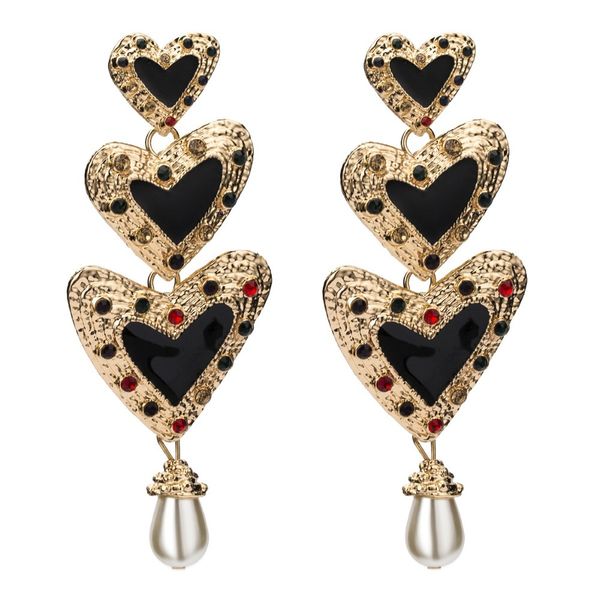 kmvexo heart pearl pendant drop dangle earrings for women statement maxi earing jewelry metal vintage wedding party gift, Silver
kmvexo heart pearl pendant drop dangle earrings for women statement maxi earing jewelry metal vintage wedding party gift, Silver