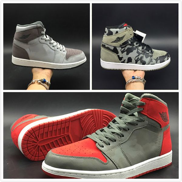 CAMO PACK 1s Basketball Shoes 1 Black Gray Camouflage 3M Reflective Sports Shoes Grey Camouflage Design Sneakers
CAMO PACK 1s Basketball Shoes 1 Black Gray Camouflage 3M Reflective Sports Shoes Grey Camouflage Design Sneakers