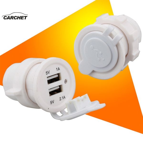 carchet dual 2 port usb mini charger adapter for all phone white 12v power adapter vehicle usb charger for motorcycle boat car
carchet dual 2 port usb mini charger adapter for all phone white 12v power adapter vehicle usb charger for motorcycle boat car