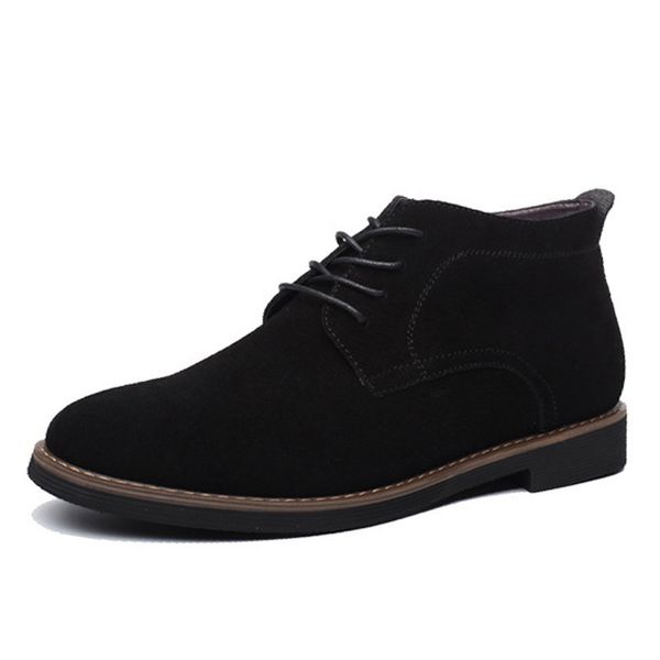 mens boots autumn winter boot men lace-up style fashion nubuck leather plush warm man boots, Black
mens boots autumn winter boot men lace-up style fashion nubuck leather plush warm man boots, Black