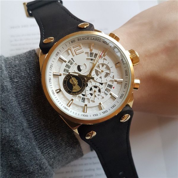 luxury mens watch battery quartz watch simple fashion trend casual business leather strap large dial sport style wristwatch relojes hombre, Slivery;brown
luxury mens watch battery quartz watch simple fashion trend casual business leather strap large dial sport style wristwatch relojes hombre, Slivery;brown