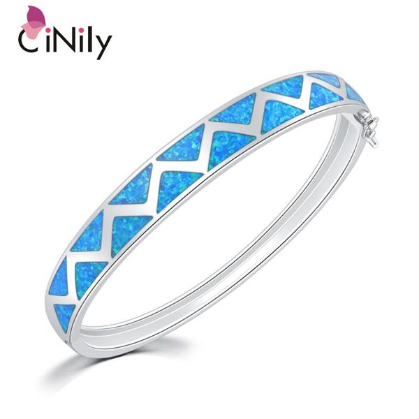 cinily blue fire opal stone bangles bracelet silver plated bohemia boho vintage luxury jewelry woman, Black
cinily blue fire opal stone bangles bracelet silver plated bohemia boho vintage luxury jewelry woman, Black