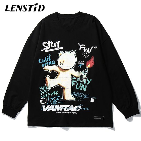 hip hop funny bear graffiti print long sleeve tshirts harajuku streetwear 2020 casual cotton loose tees shirts mens, White;black
hip hop funny bear graffiti print long sleeve tshirts harajuku streetwear 2020 casual cotton loose tees shirts mens, White;black