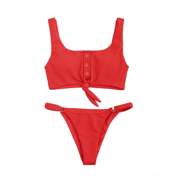 2020 split 2020 split bikini swimsuit bikini swimsuit, White;black