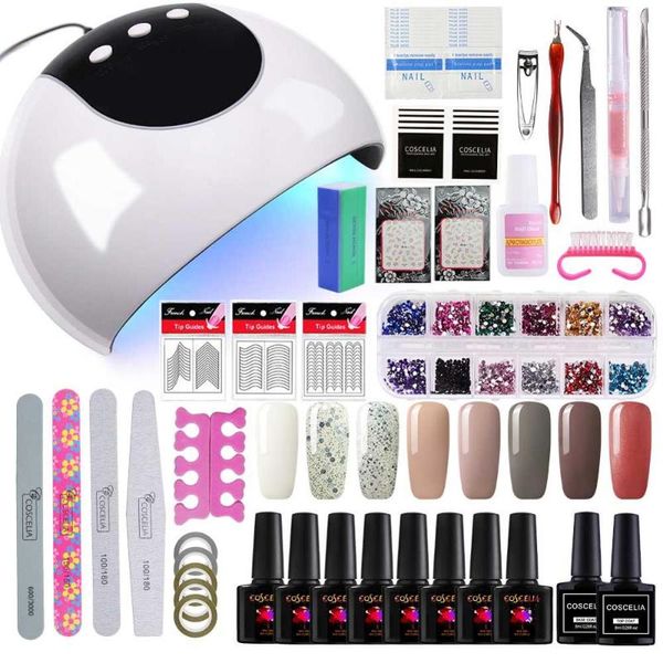 nail art kits coscelia uv gel color polish set tools for manicure kit led lamp all pedicure
nail art kits coscelia uv gel color polish set tools for manicure kit led lamp all pedicure