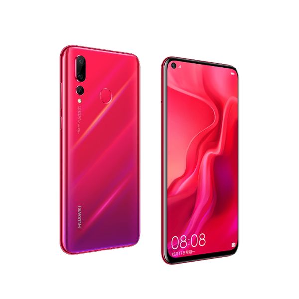 

original huawei nova 4 4g lte cell phone 6gb ram 128gb rom kirin 970 octa core android 6.4" full screen 25.0mp ai fingerprint id face 3