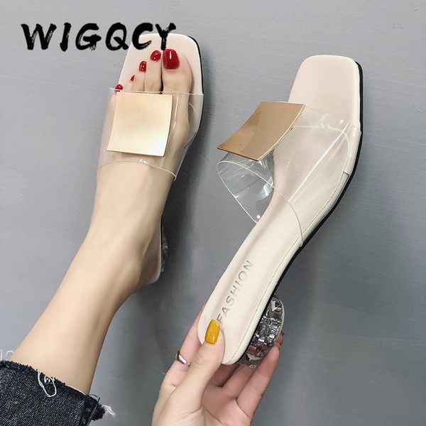 slippers mules ladies women summer shoes woman metal buckle transparent square low heels open toe female strap, Black
slippers mules ladies women summer shoes woman metal buckle transparent square low heels open toe female strap, Black