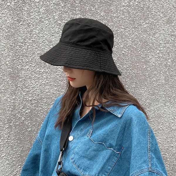 ins women's simple solid color literary fisherman summer sun casual all-match couple bucket bucket fisherman hat sun hat, Blue;gray
ins women's simple solid color literary fisherman summer sun casual all-match couple bucket bucket fisherman hat sun hat, Blue;gray