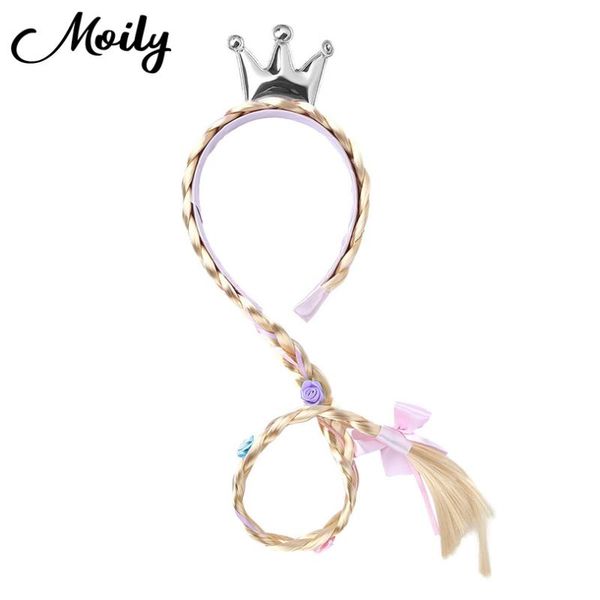 kids girls headwear princess dress up metallic crown braided long wigs hair hoop halloween cosplay costume headband accessories, Slivery;white
kids girls headwear princess dress up metallic crown braided long wigs hair hoop halloween cosplay costume headband accessories, Slivery;white