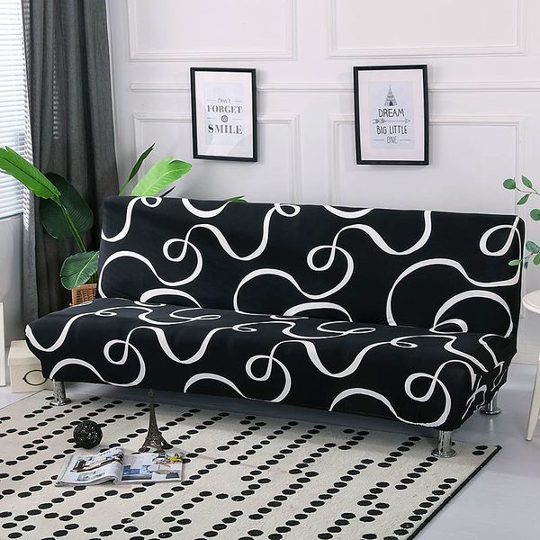 black white sofa bed cover stretch couch cover without armrest folding seat for sofa bed cubre single seat
black white sofa bed cover stretch couch cover without armrest folding seat for sofa bed cubre single seat