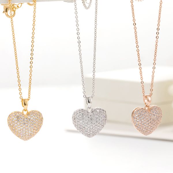 cubic zircon heart pendant necklace for women cute fashion small crystal heart choker wedding jewelry friend new year gifts, Silver
cubic zircon heart pendant necklace for women cute fashion small crystal heart choker wedding jewelry friend new year gifts, Silver