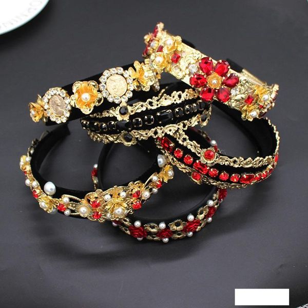 baroque sun flower headband fashion headband with large geometric retro court show show hair accessories 899, Golden;white
baroque sun flower headband fashion headband with large geometric retro court show show hair accessories 899, Golden;white