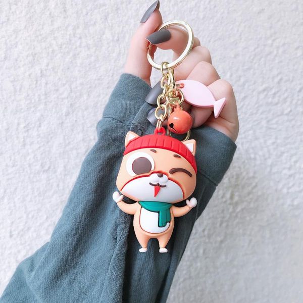 cartoon cute jungle eye cute pet keychains creative action figure key chain male and female lovers bag small gift key ring, Silver
cartoon cute jungle eye cute pet keychains creative action figure key chain male and female lovers bag small gift key ring, Silver