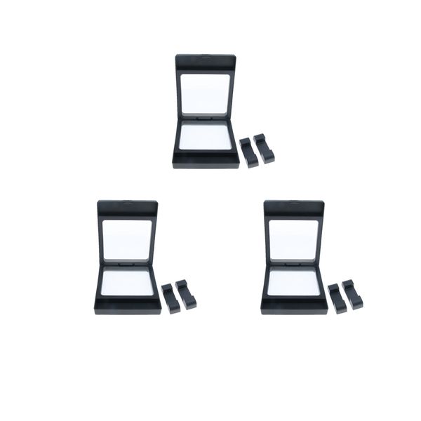 3pcs jewelry storage rack floating suspended display coin case holder stand for jewelry rings earrings pendant holder box 11x9cm, Black;white
3pcs jewelry storage rack floating suspended display coin case holder stand for jewelry rings earrings pendant holder box 11x9cm, Black;white