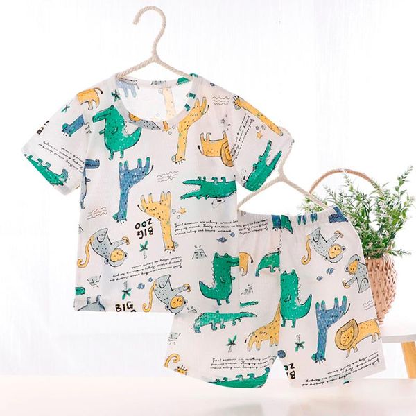 boys girls boys summer clothes outfit set breathable cute cartoon print cotton short sleeve outfits set air conditioning clothes, White
boys girls boys summer clothes outfit set breathable cute cartoon print cotton short sleeve outfits set air conditioning clothes, White