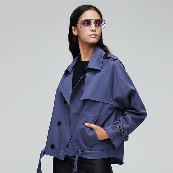 2019 autumn coats new type of preferential windbreaker korean version short bandwidth loose casual overcoat slim coats women, Tan;black
2019 autumn coats new type of preferential windbreaker korean version short bandwidth loose casual overcoat slim coats women, Tan;black