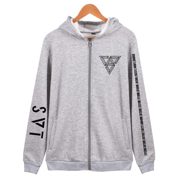 seventeen k- hoodie sweatshirt women zipper harajuku streetwear hooded sweatshirt female plus size hoodies sudadera mujer, Black
seventeen k- hoodie sweatshirt women zipper harajuku streetwear hooded sweatshirt female plus size hoodies sudadera mujer, Black
