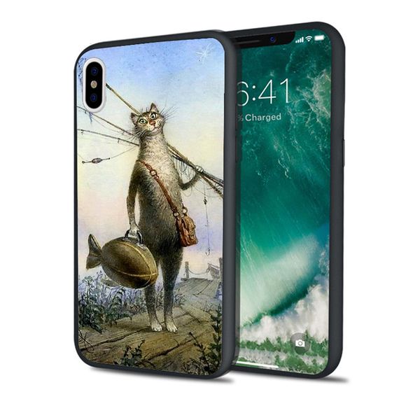 fundas cat fishing phone case for iphone 11 pro xs max xr 8 7 6s plus 5s se 5 case soft silicone cover.
fundas cat fishing phone case for iphone 11 pro xs max xr 8 7 6s plus 5s se 5 case soft silicone cover.