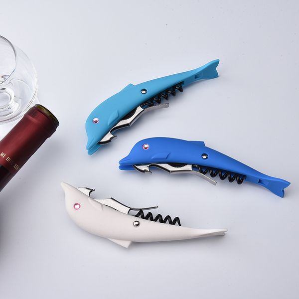 creative gadgets stainless steel dolphin wine bottle opener multifunctional wine beer opener wine knife
creative gadgets stainless steel dolphin wine bottle opener multifunctional wine beer opener wine knife