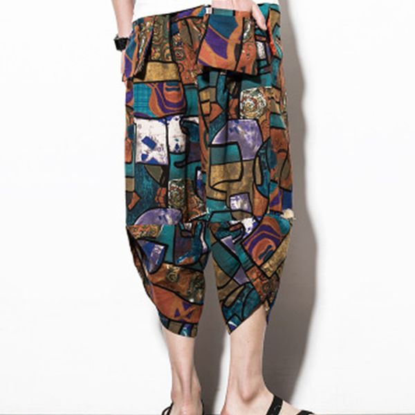spring summer male bloomers men's cotton linen wide-leg harem hip hop pants chinese style casual beach loose trousers plus size, Black
spring summer male bloomers men's cotton linen wide-leg harem hip hop pants chinese style casual beach loose trousers plus size, Black